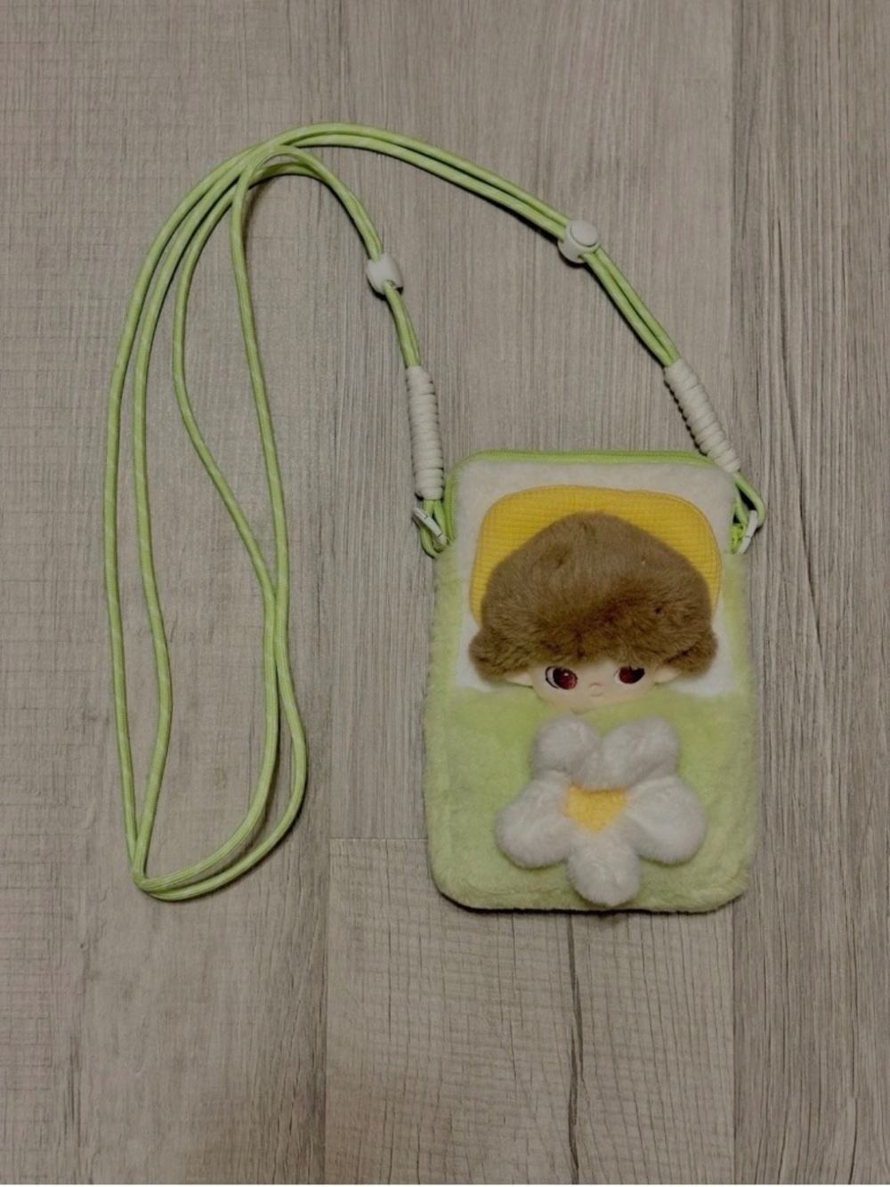 Pop Mart Dimoo World Weaving Wonders Quilt Floating Gardener Phone Purse Kawaii